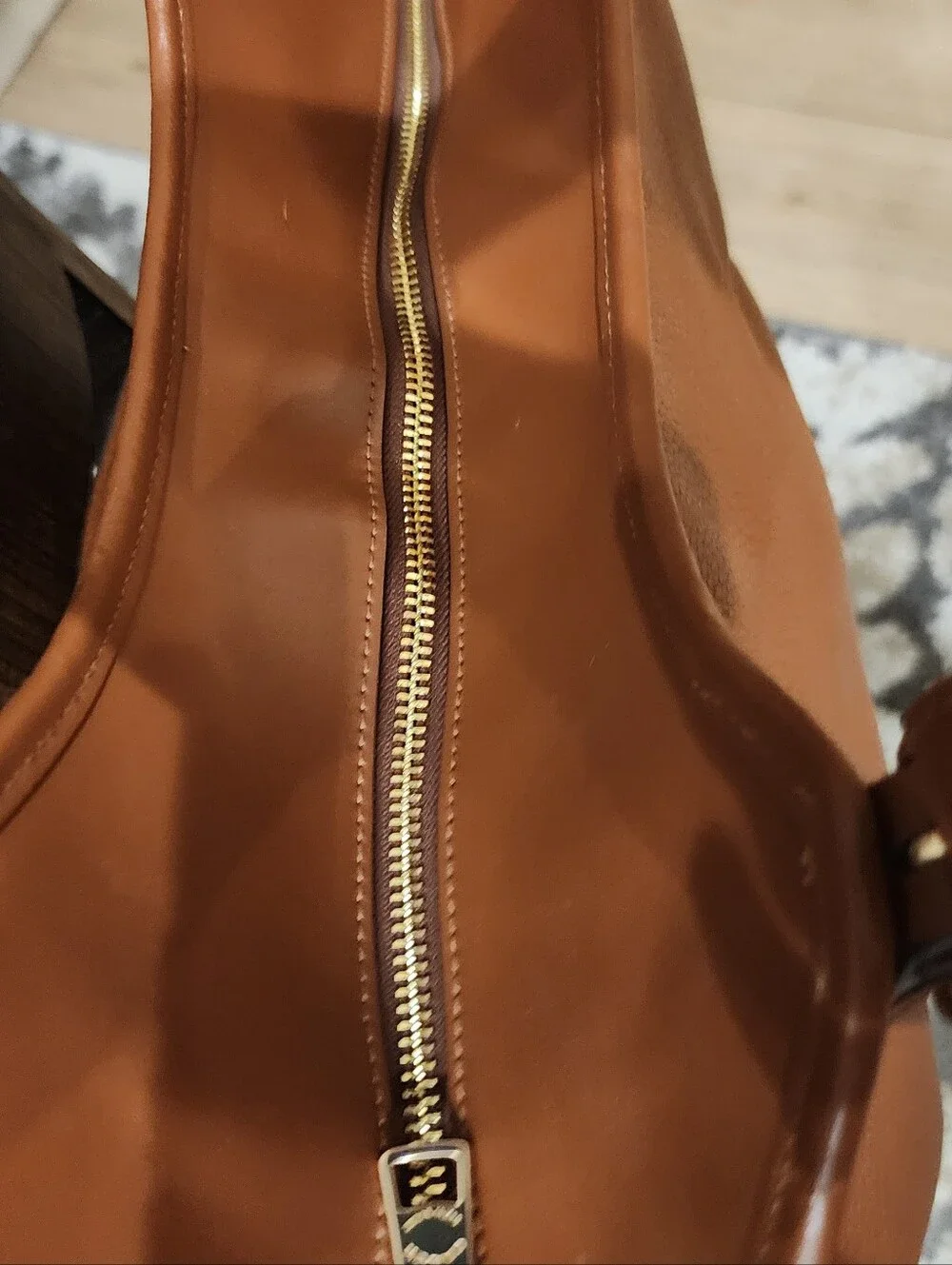 Coach Brown Leather & Suede Shoulder Bag